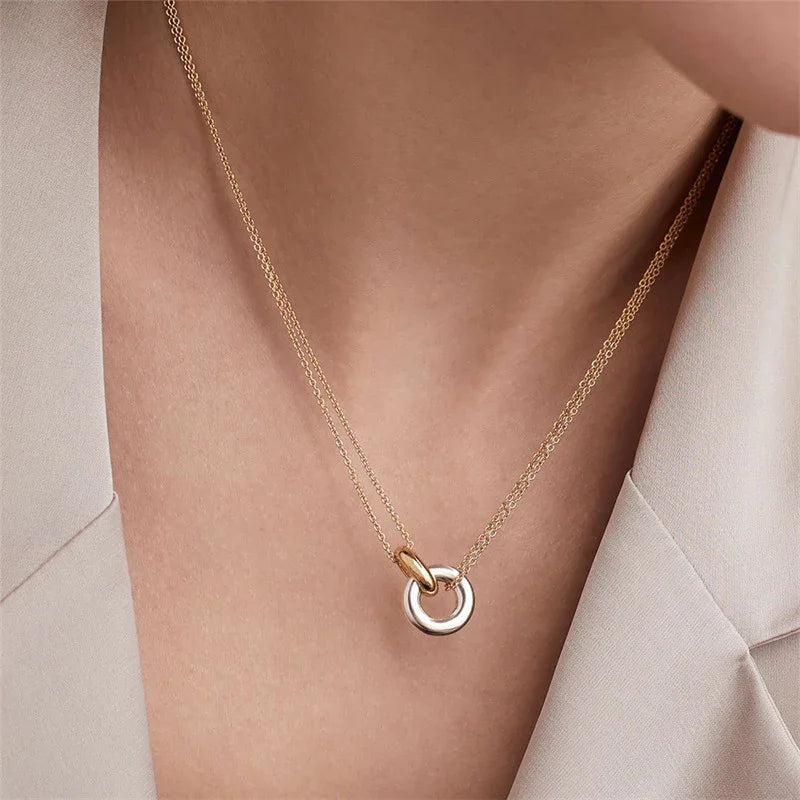 Collier chaîne dorée élégante Harper