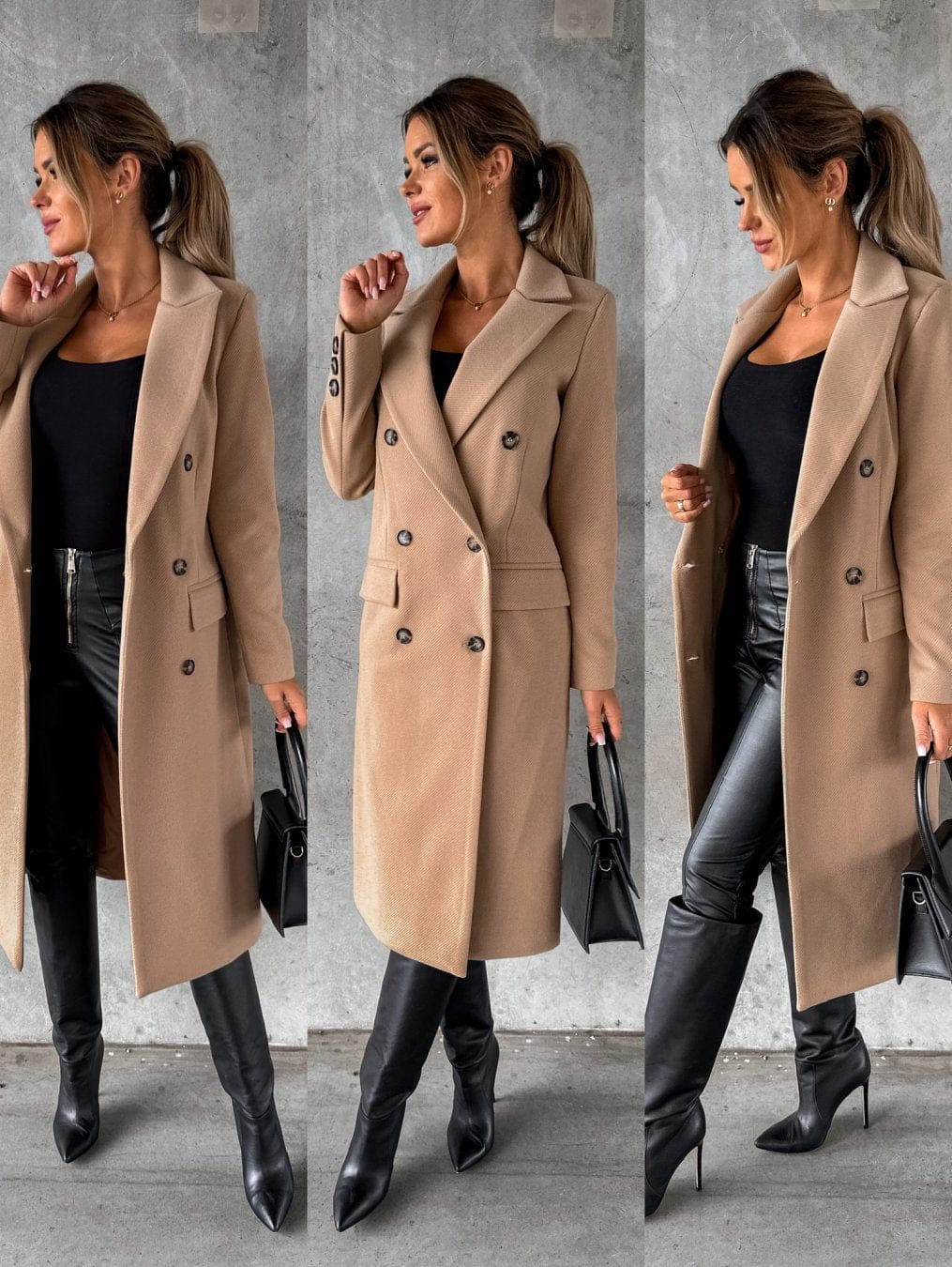 Trench Femme Croisé | Coupe Longue Élégante