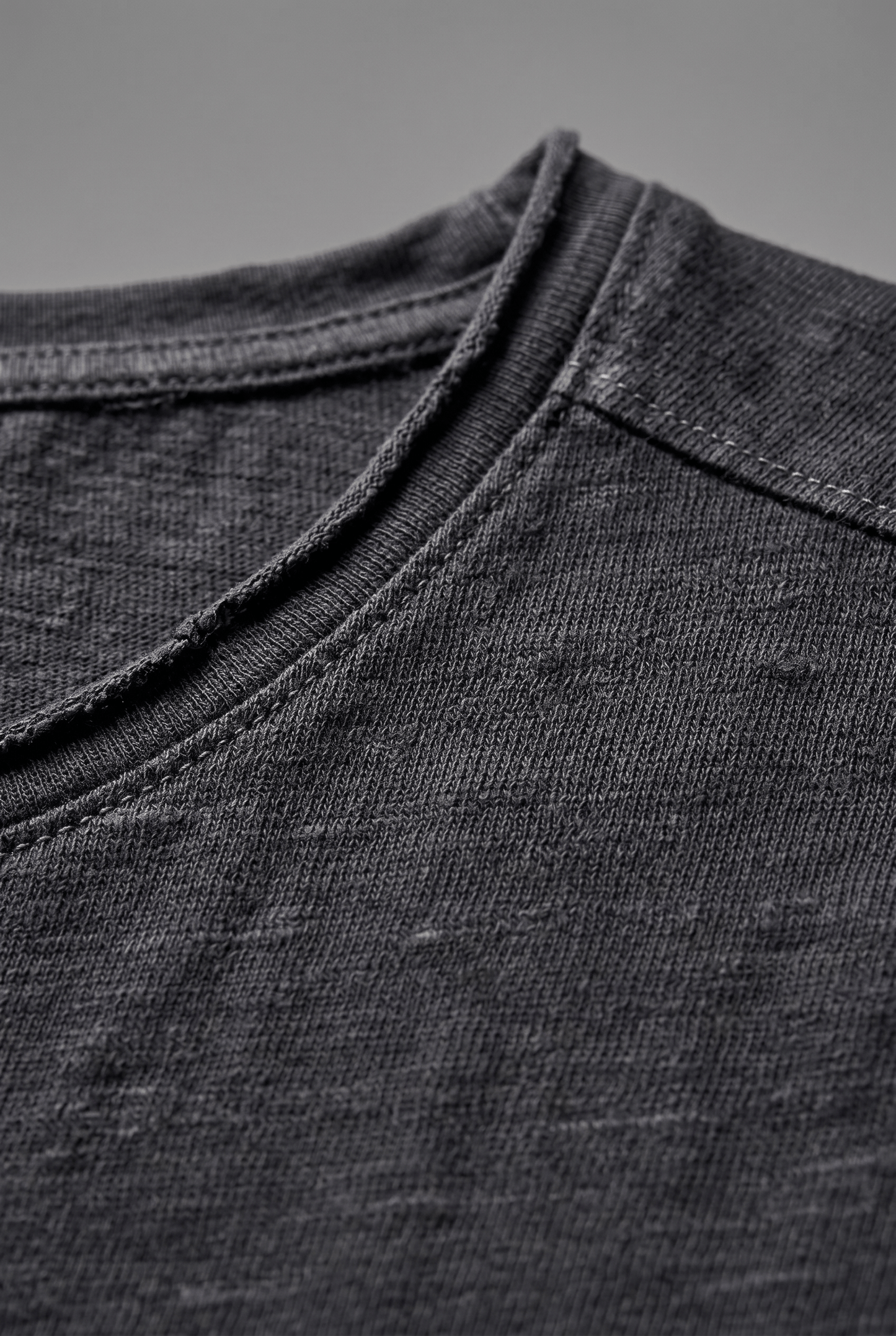 T-Shirt Homme Col Rond Coupe Classique | Manches Retroussées