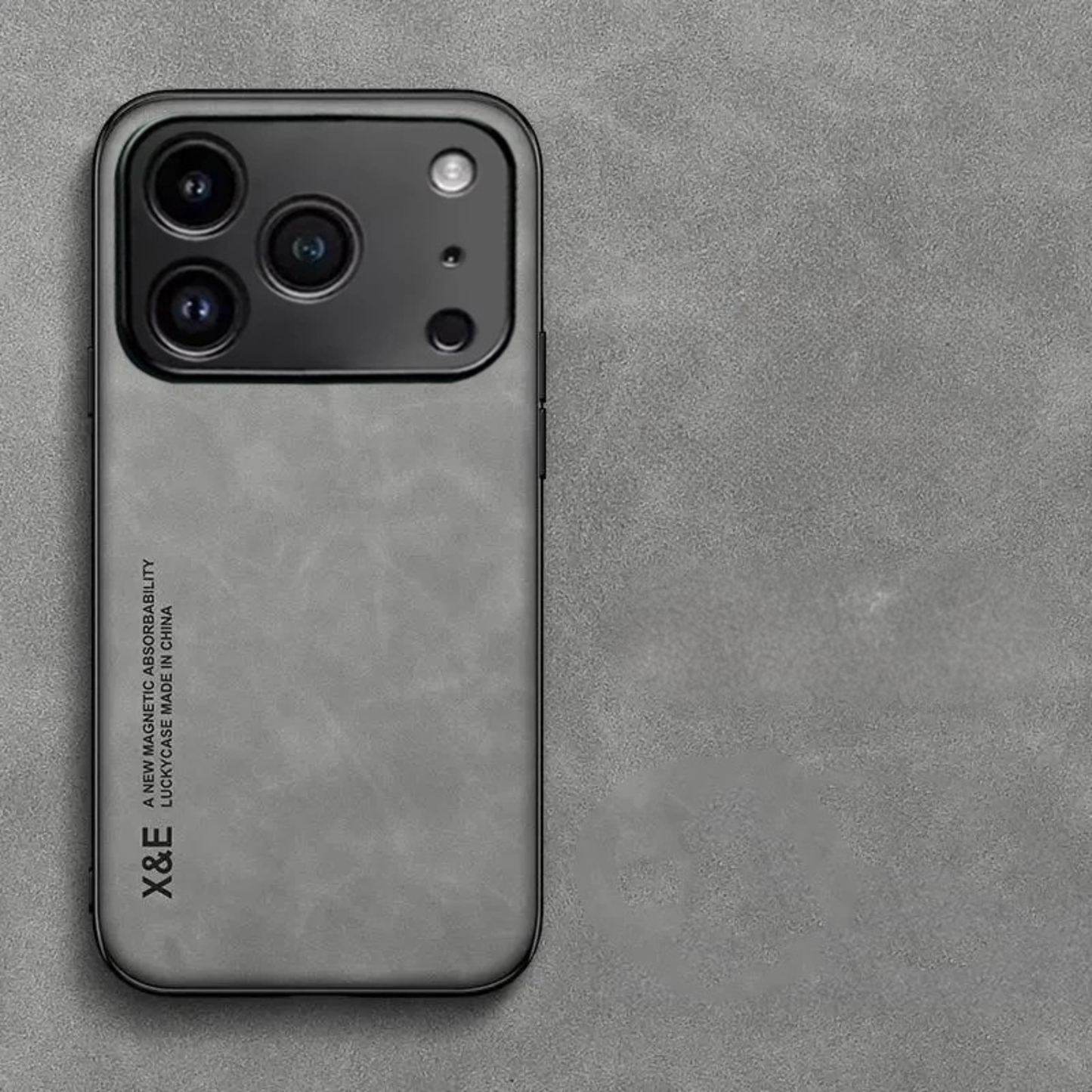 Coque iPhone suède premium antirayures