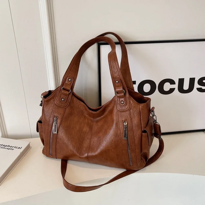 Sac à main rétro texturé femme