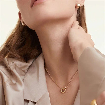 Collier chaîne dorée élégante Harper