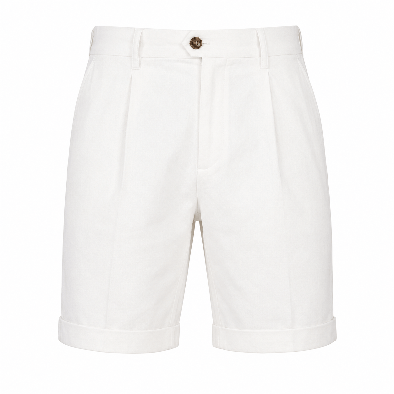 Short Homme d'Été à Plis | Coupe Droite