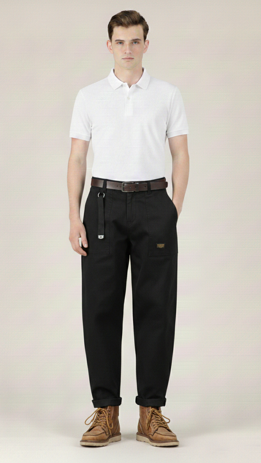 Pantalon cargo homme délavé vintage