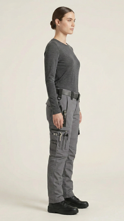 Pantalon cargo de travail homme déperlant