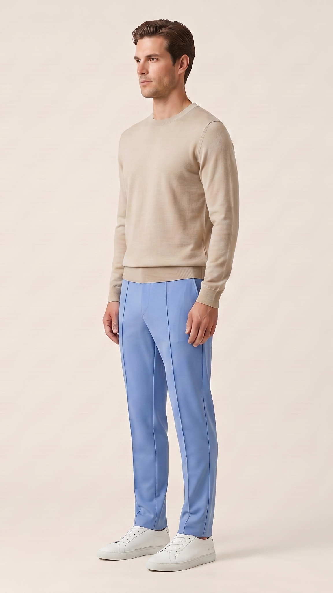 Pantalon jogging homme coupe slim à cordon