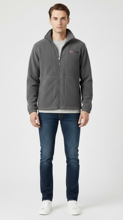 Veste unisexe coupe-vent zippée