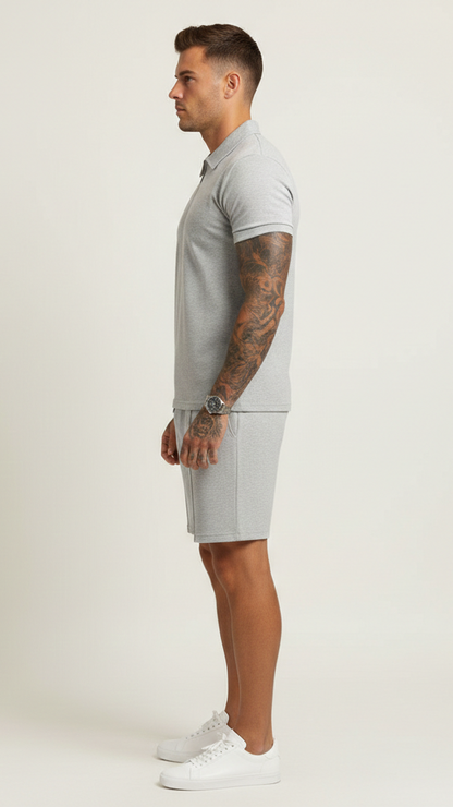 Ensemble polo court homme 2 pièces