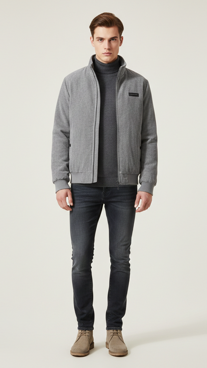 Veste d’hiver homme doublée chaude