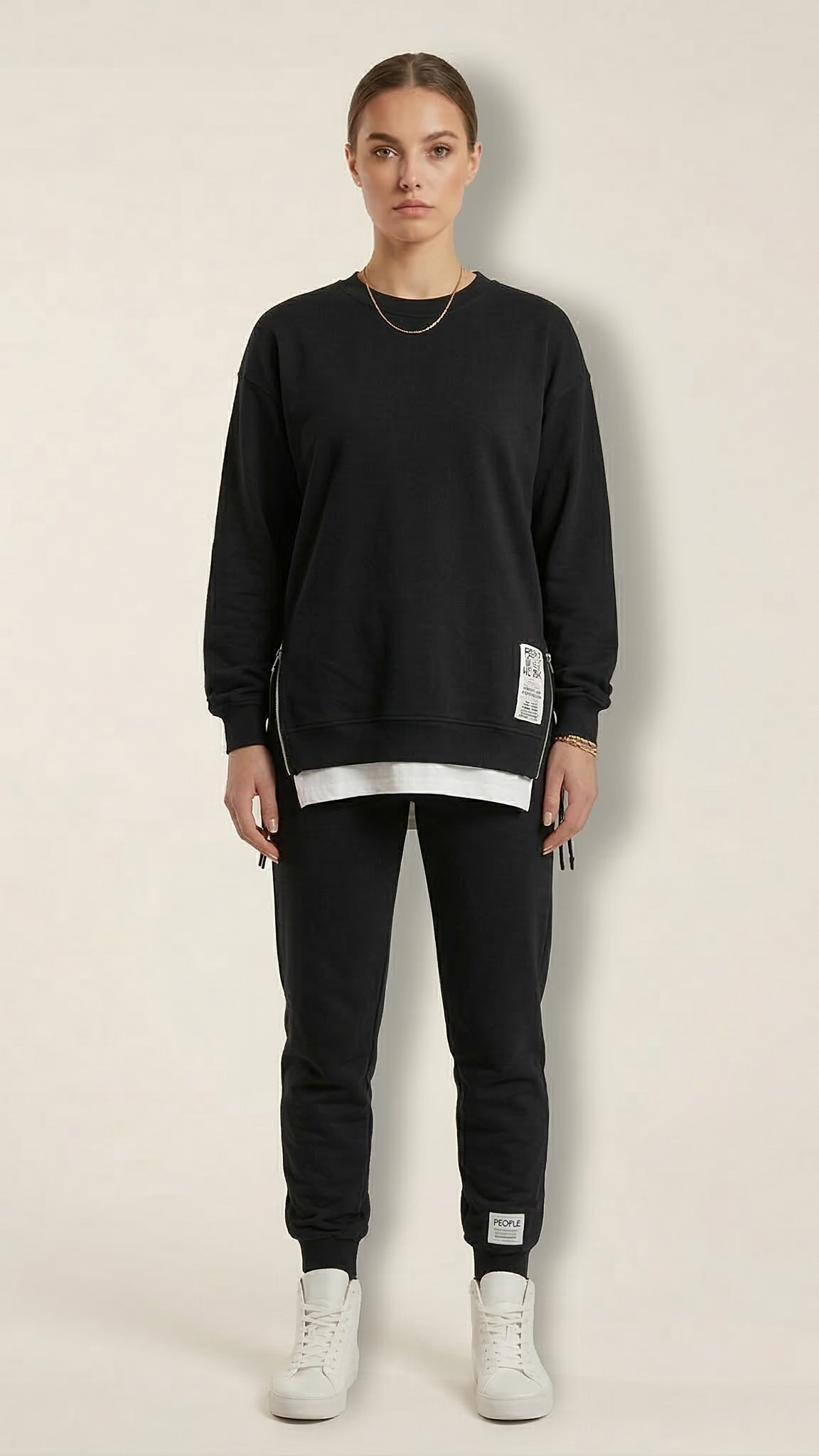 Ensemble détente femme sweat oversize jogging
