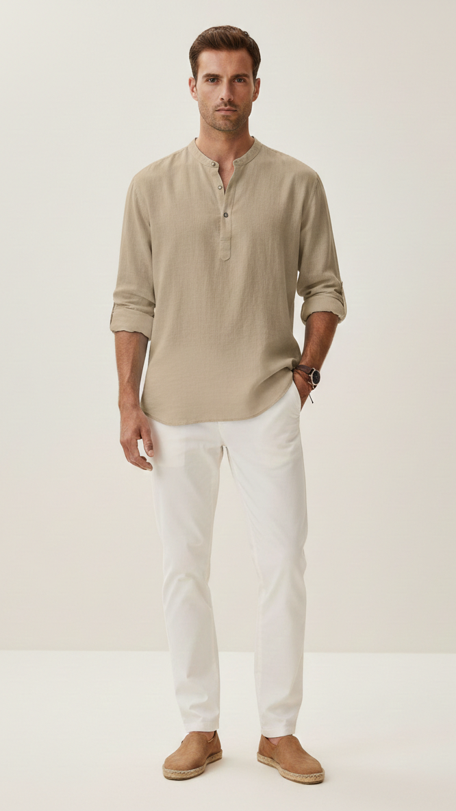 Beige / 5XL