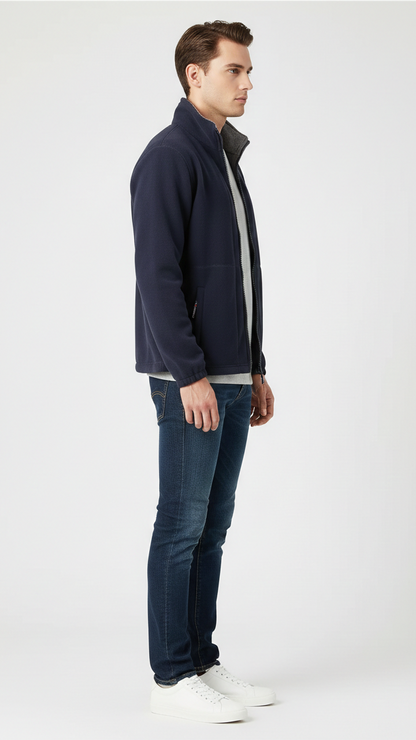 Veste unisexe coupe-vent zippée