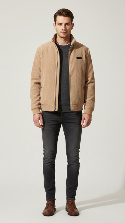 Veste d’hiver homme doublée chaude