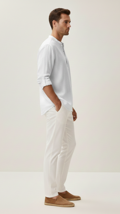 T-shirt en lin homme coupe ample