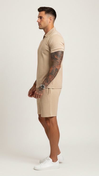Ensemble polo court homme 2 pièces