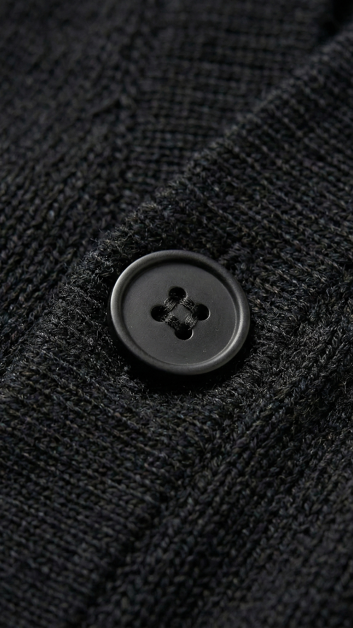 Gilet homme col V boutonné