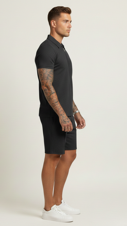 Ensemble polo court homme 2 pièces