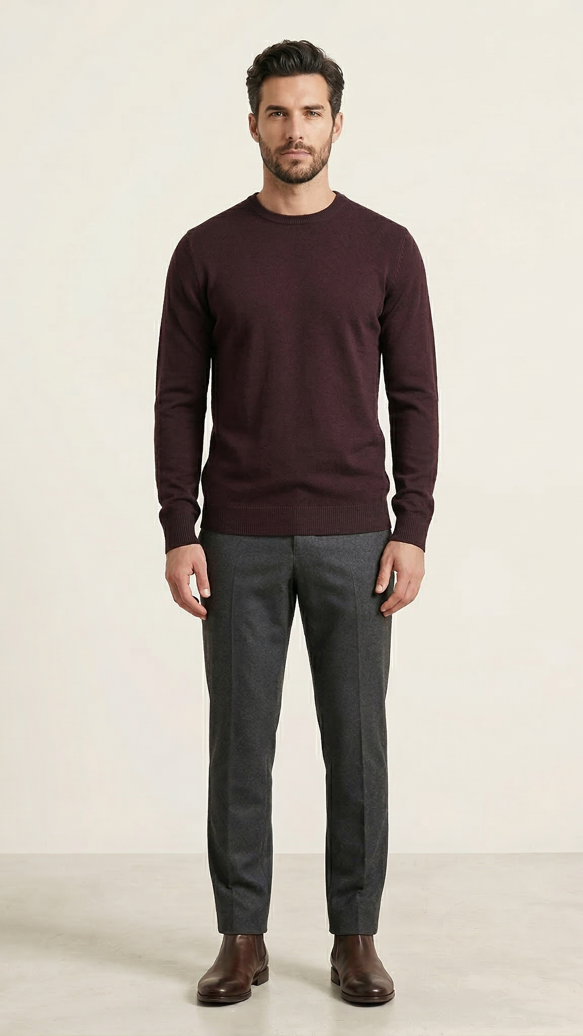 Pull Homme Tricot Manches Longues