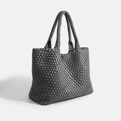 Sac cabas femme tissé luxe