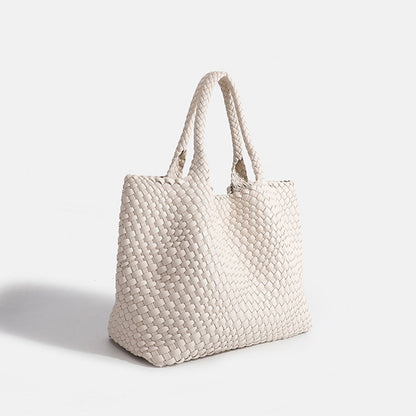 Sac cabas femme tissé luxe