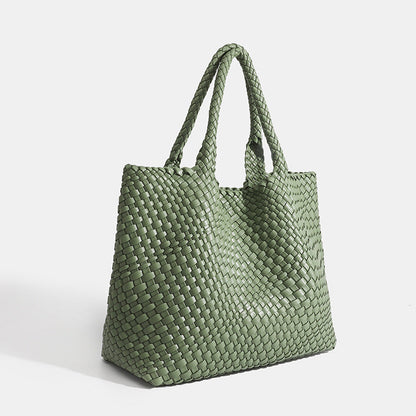 Sac cabas femme tissé luxe
