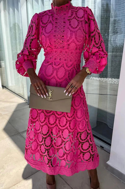 Robe midi élégante femme Amy