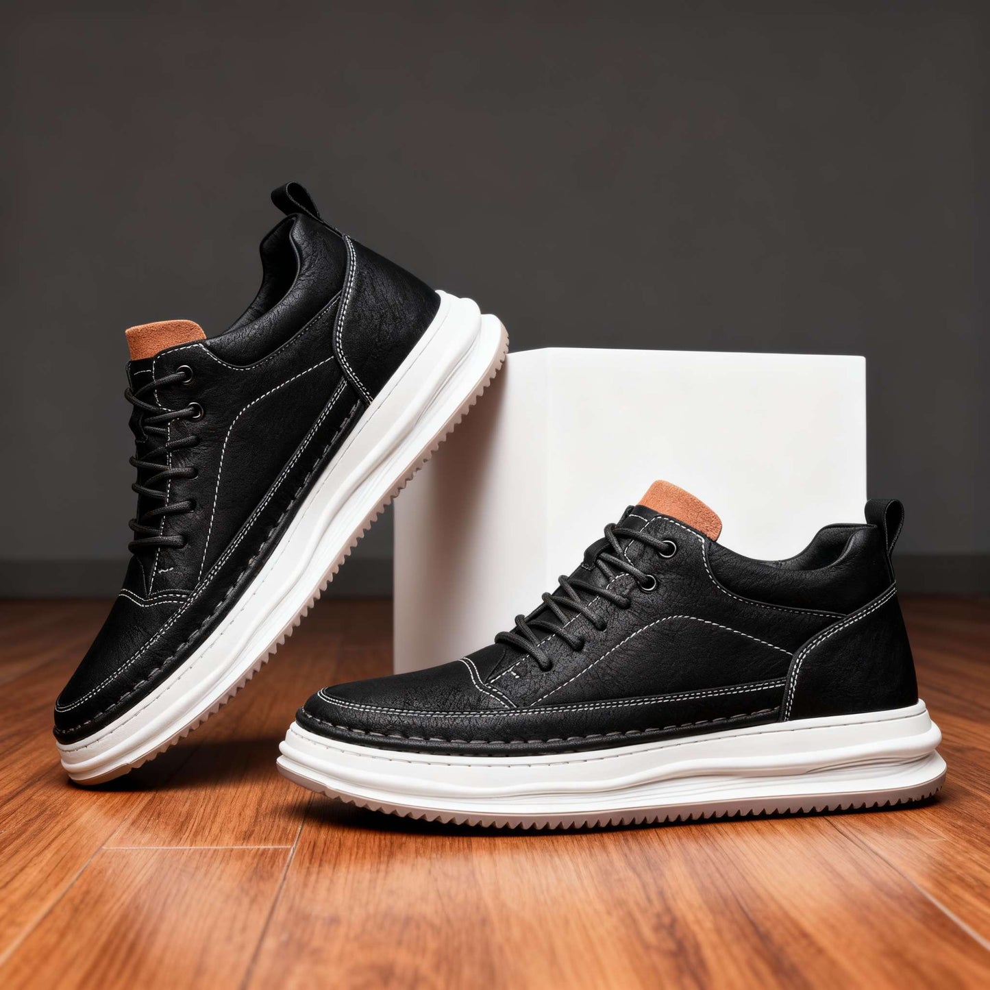 Baskets Homme Smart Casual | Tige Mi-Haute