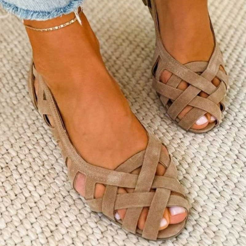 Sandales Plates Femme Orthopédiques | Style Pêcheur