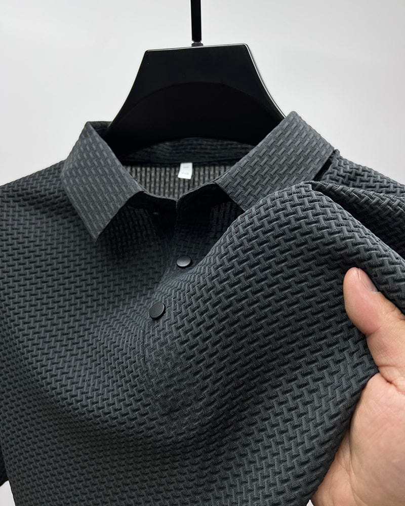Polo élégant homme léopard