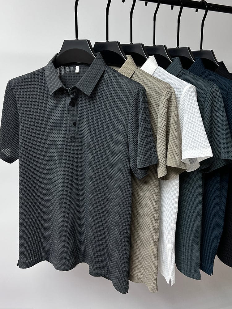 Polo élégant homme léopard