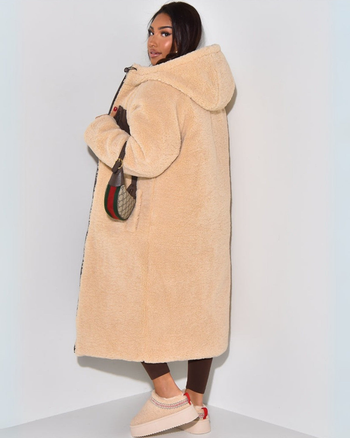 Manteau d'Hiver Femme Réversible | Design Double Face