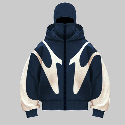 Sweat à capuche cagoule unisexe avec masque