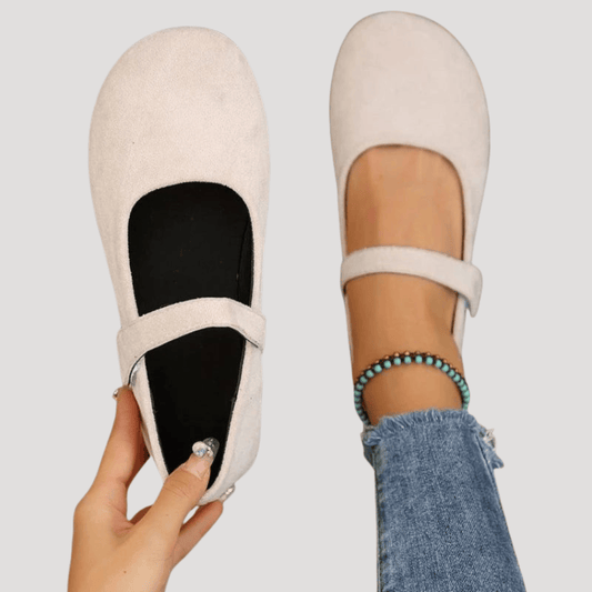 Ballerines Mary Jane Femme à Bout Rond | Bride Réglable