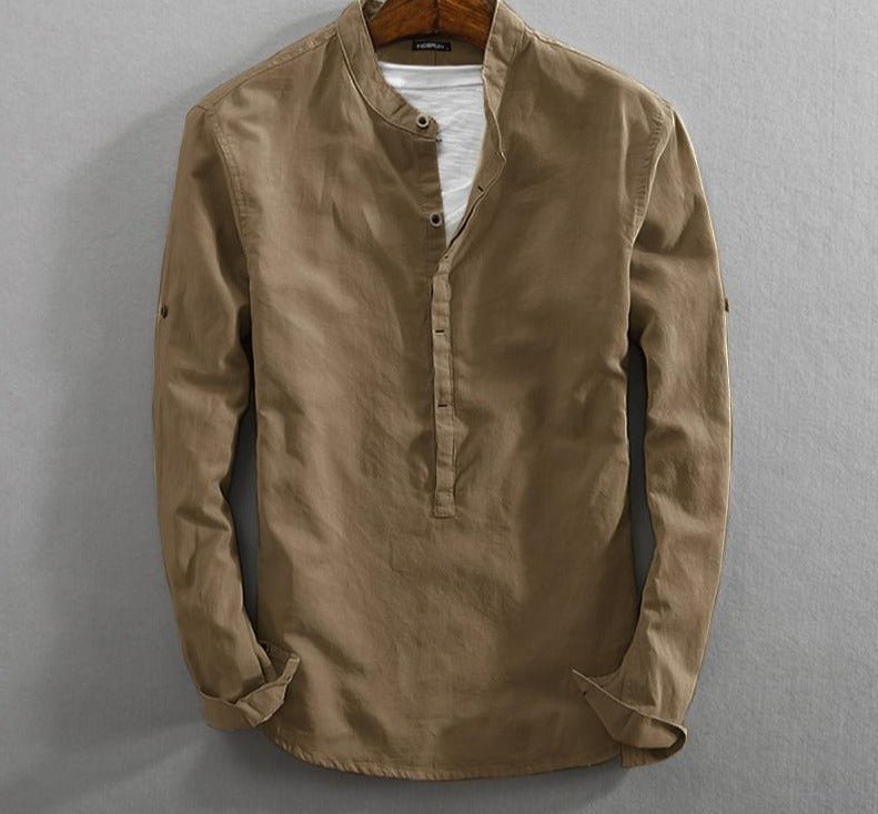 Chemise casual manches longues homme