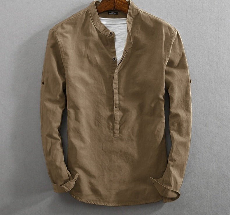 Chemise casual manches longues homme