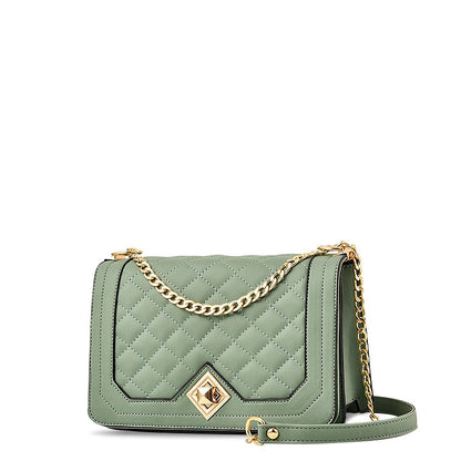 Sac bandoulière motif diamant femme