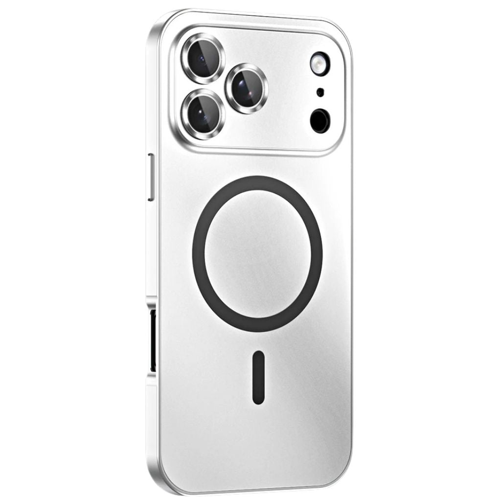 Coque iPhone MagSafe métal premium