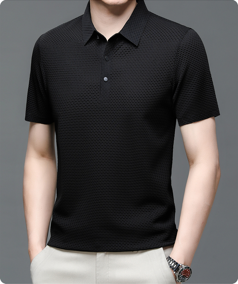 Polo élégant homme léopard
