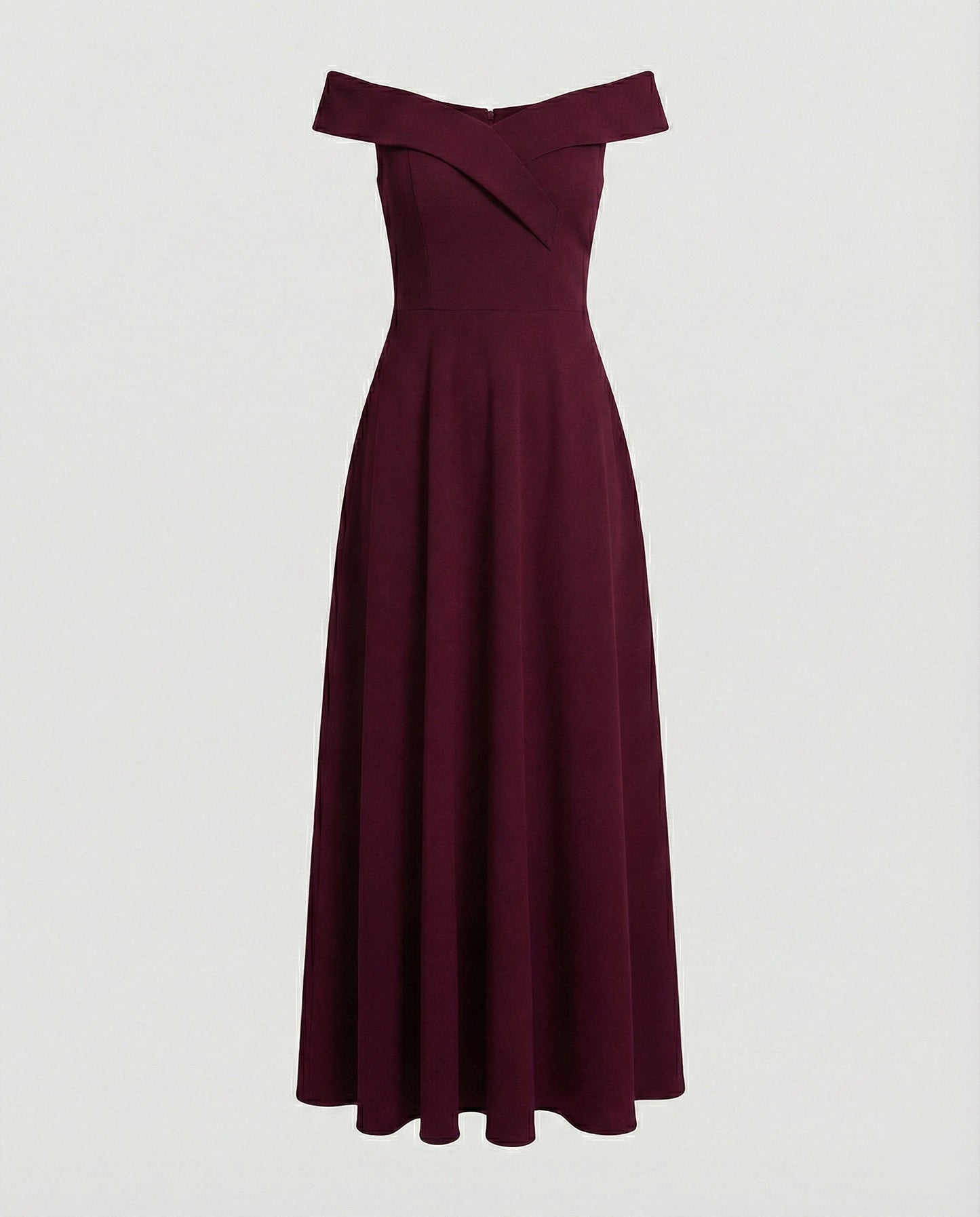 Robe longue élégante épaules dénudées