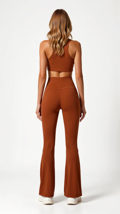 Guêtres évasé taille haute femme