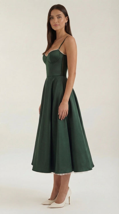 Robe midi tulle femme élégante