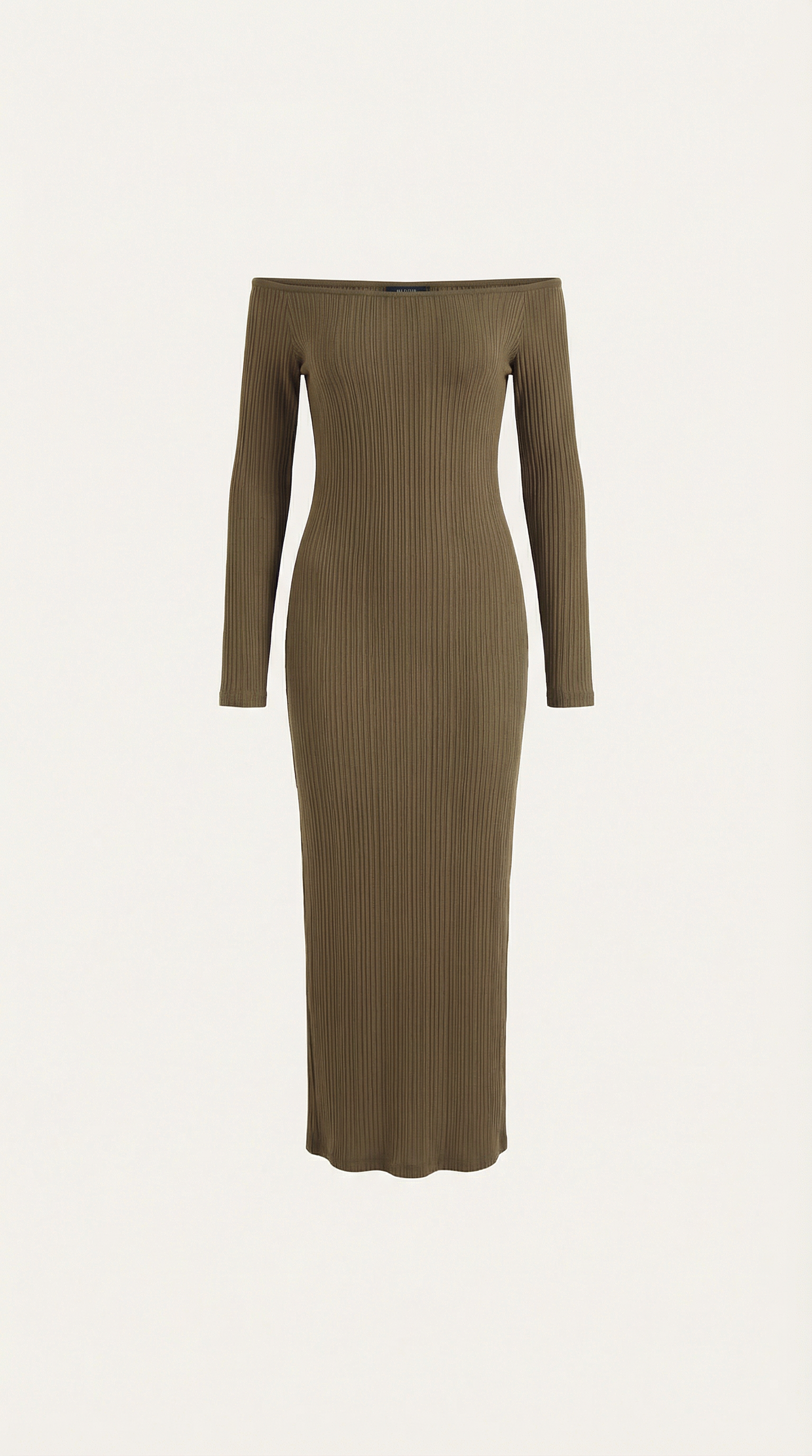 Robe maxi moulante femme épaules dénudées