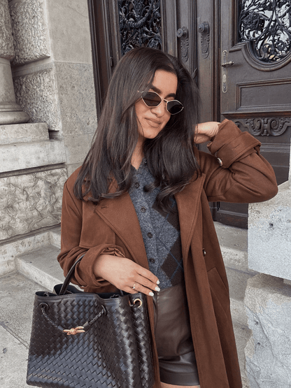 Sac à main tissé femme vegan
